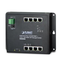 PLANET WGS-4215-8T2S Industrial 8-Port 10/100/1000T + 2-Port 100/1000X SFP Wall-mount Managed Switch
